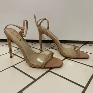 Lulu's Nude Strappy Heels